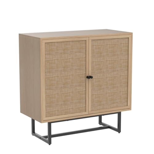 Nathan James Kova Accent Sideboard Cabinet Light Oak