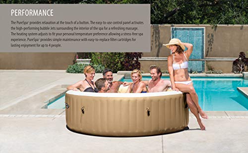 INTEX 28427E PureSpa Bubble Massage, 6-Person Spa