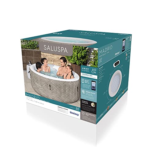Madrid SaluSpa Inflatable Hot Tub with 120 AirJets
