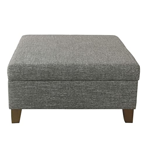Homepop VIP Shopping | Luxury Square Ottoman with Storage