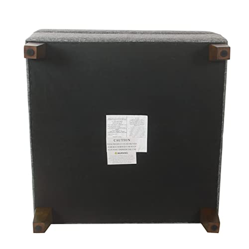 Homepop VIP Shopping | Luxury Square Ottoman with Storage