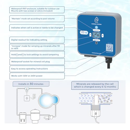 ClearBlue Mineral System for Above Ground Pools and Tubs