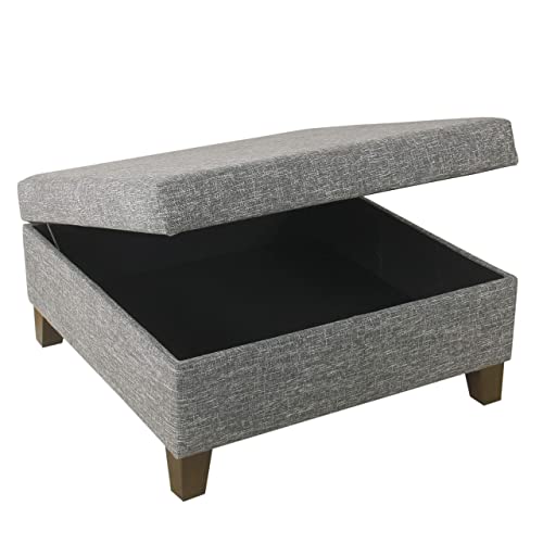 Homepop VIP Shopping | Luxury Square Ottoman with Storage