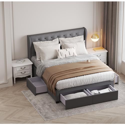 VIP Exclusive: Brittany Queen Bed with 4 Storage