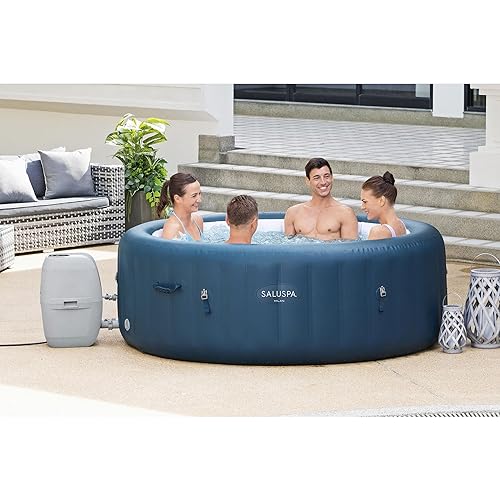 SaluSpa Milan AirJet Inflatable Hot Tub, Portable Outdoor