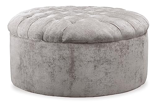 Ashley Signature Carnaby Accent Ottoman in Dove Gray