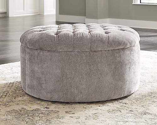 Ashley Signature Carnaby Accent Ottoman in Dove Gray