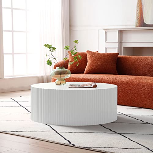 Modern luxury round coffee table for VIP living rooms