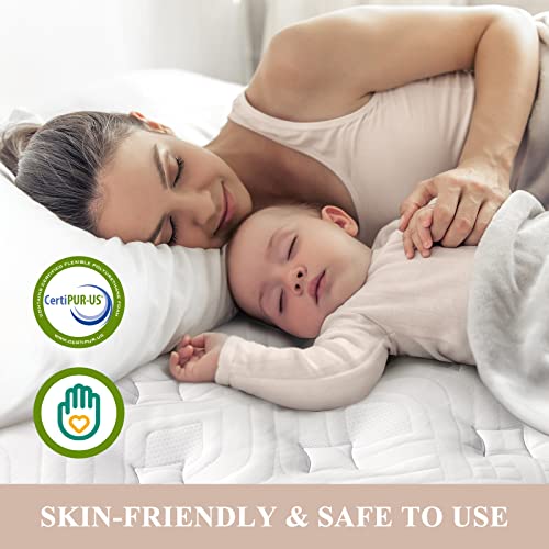 BedStory 14" King Gel Memory Foam Hybrid Mattress