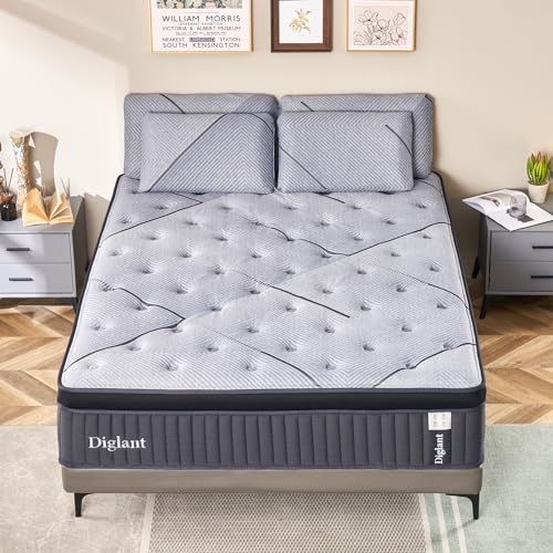 Luxury Queen Size Hybrid Mattress with Gel Memory Foam