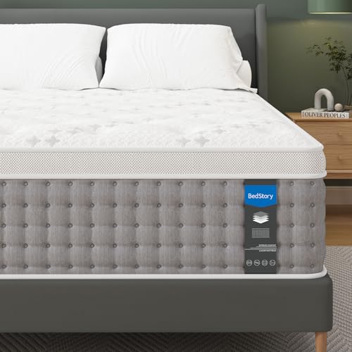 Luxury Hybrid King Size Mattress with Gel Memory Foam