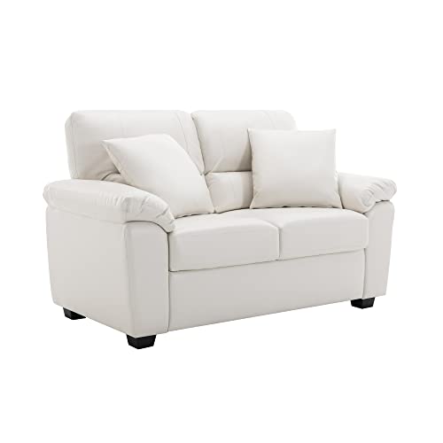 White Modern Luxury Loveseat Sofas for VIP Shopping