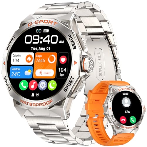 LIGE 1.43'' Military Sport Smartwatch for Men