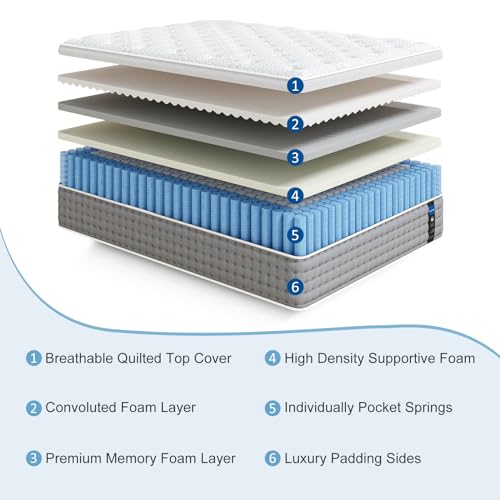 Luxury 14 Inch Hybrid King Size Mattress VIP