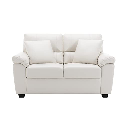 White Modern Luxury Loveseat Sofas for VIP Shopping