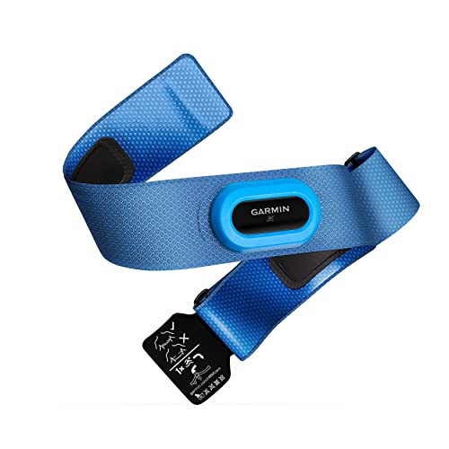 Garmin HRM-Swim Heart Rate Monitor, Black/Blue VIP