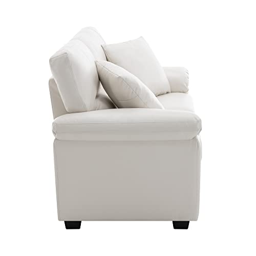 White Modern Luxury Loveseat Sofas for VIP Shopping