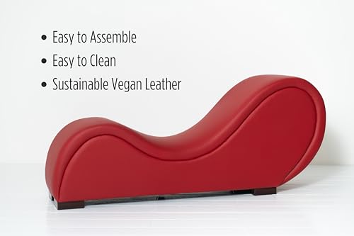 Exclusive Luxury Couples Chaise Lounge - Cherry Color