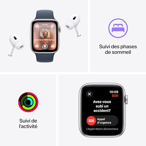 Apple Watch SE (2nd Gen) with Midnight Sport Band