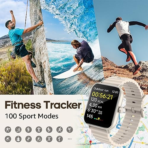Alexa Smart Watch with Fitness Trackers, Call Feature