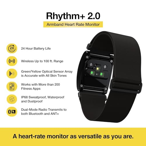 Waterproof Heart Rate Monitor Armband with Dual Band