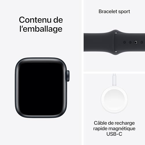 Apple Watch SE (2nd Gen) with Midnight Sport Band