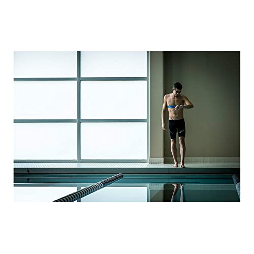 Garmin HRM-Swim Heart Rate Monitor, Black/Blue VIP