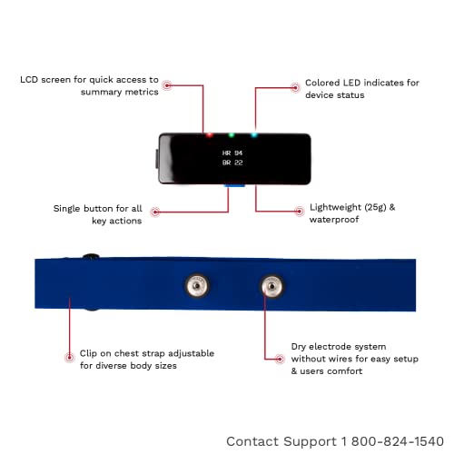 Frontier X2 Smart Heart Monitoring Device with Chest Strap