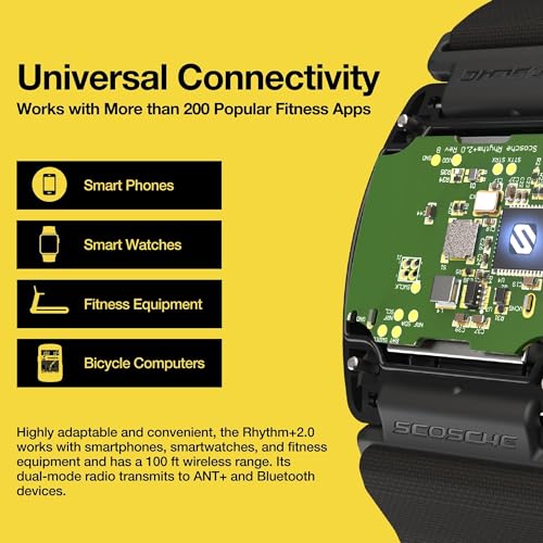 Waterproof Heart Rate Monitor Armband with Dual Band