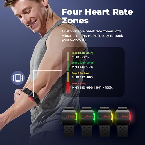 Sunny Health & Fitness Heart Rate Monitor with LED