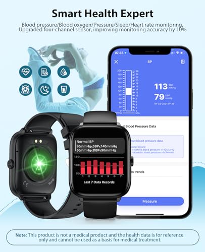 VIP Smartwatch: Bluetooth Call, Fitness Tracker, HD Touch Screen