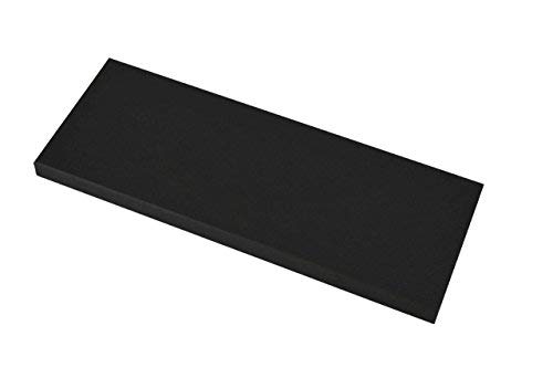 8" x 3" x 1/2" Black Testing Stone for Jewelry