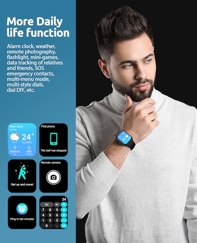 Men's VIP Smartwatch with Sport Tracking, Health Monitor