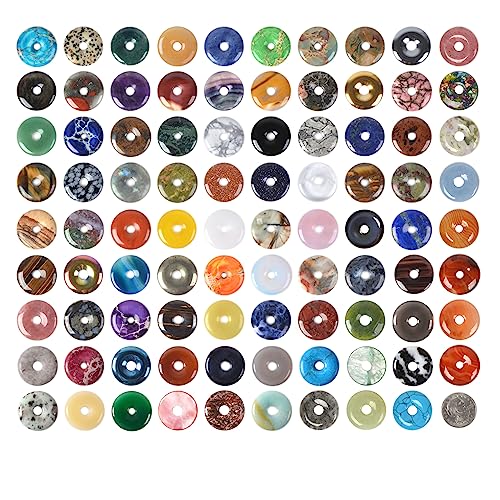 30mm Donut Beads Wholesale Lot Gemstone Jewelry Making