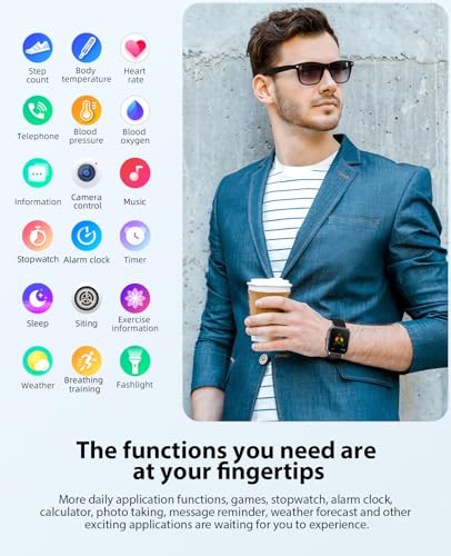 VIP Smartwatch: Bluetooth Call, Fitness Tracker, HD Touch Screen