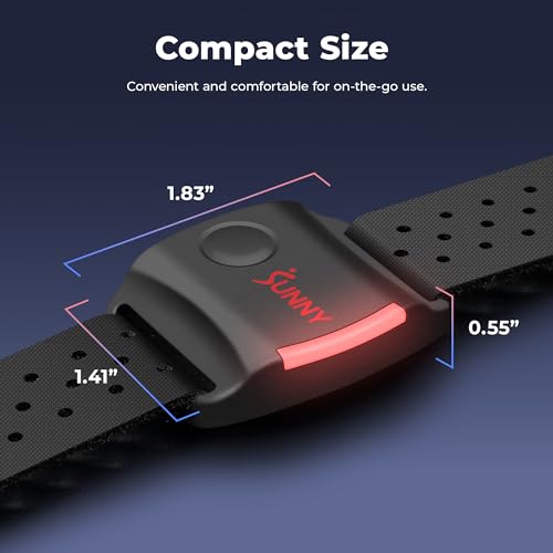 Sunny Health & Fitness Heart Rate Monitor with LED