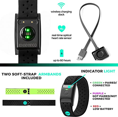 POWR LABS Bluetooth Heart Rate Armband VIP Compatible