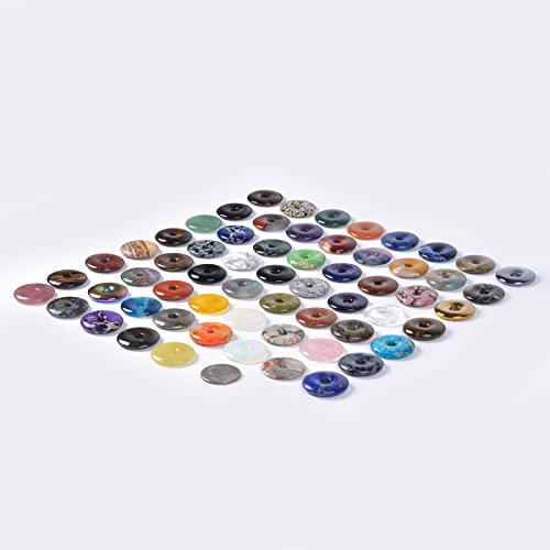 30mm Donut Beads Wholesale Lot Gemstone Jewelry Making