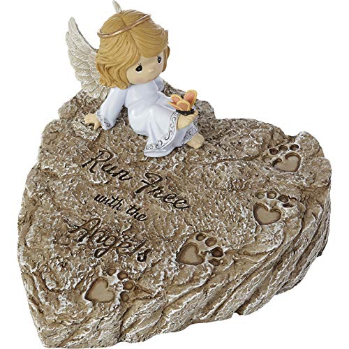 Angelic Run Free Memorial Garden Stone - Multicolored