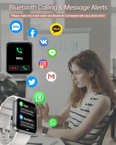 Women's Smartwatch with Alexa, Heart Rate, Sleep Monitor