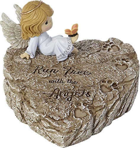 Angelic Run Free Memorial Garden Stone - Multicolored