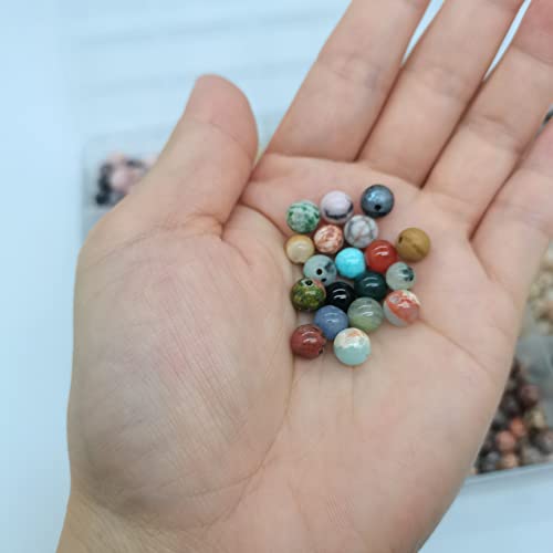 8mm Natural Stone Beads for Jewelry Making VIP
