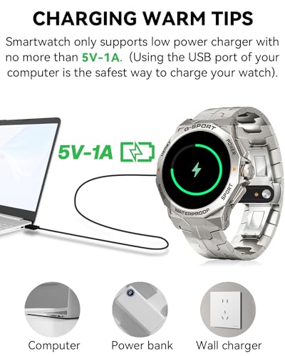 Men's Military Bluetooth Call Smartwatch with AMOLED Screen