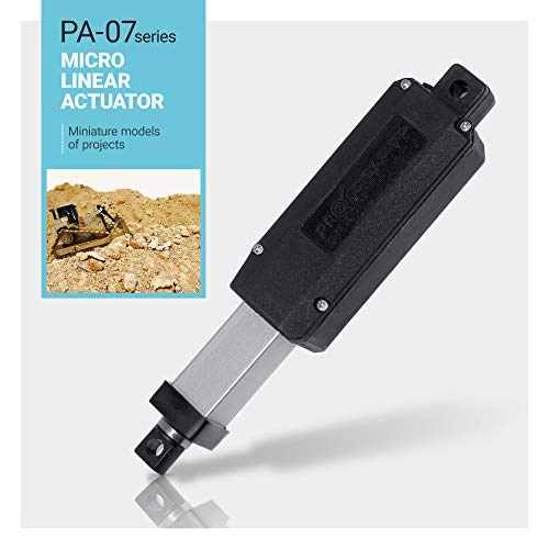 VIP Linear Actuator 12V | Compact Stroke for RC, Robotics | PA-07-4-5