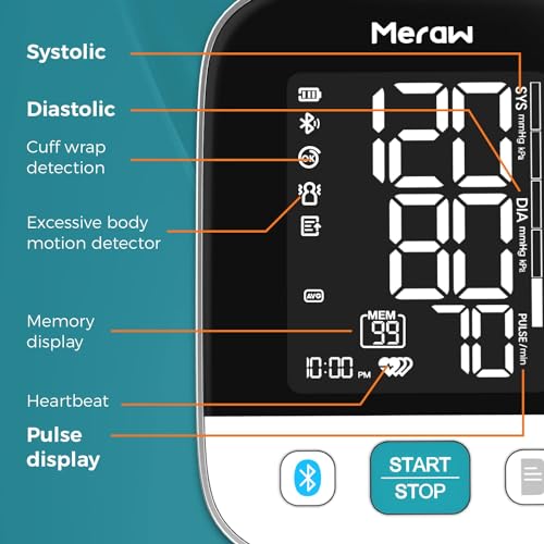 VIP Blood Pressure Monitor with Bluetooth App and Tracking