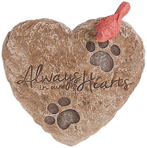 Precious Moments Decorative Memorial Garden Stone with Cardinal