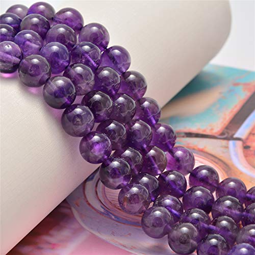 200pcs Natural Amethyst Beads for Jewelry Making