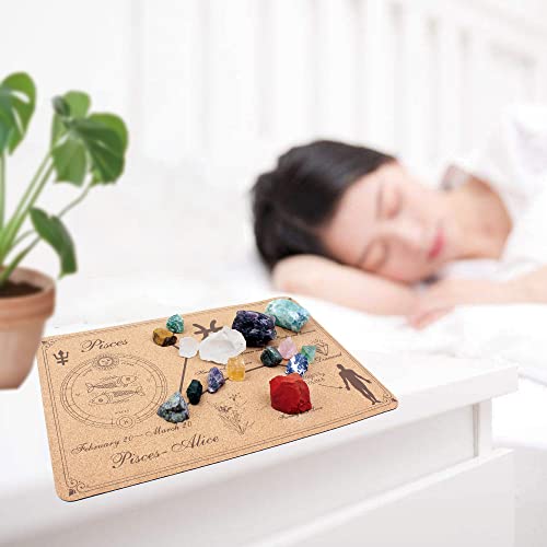 Pisces Zodiac Stones & Crystals Set - Astrology Gift
