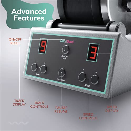 Professional Rock Tumbler Kit with Digital Timer & Settings