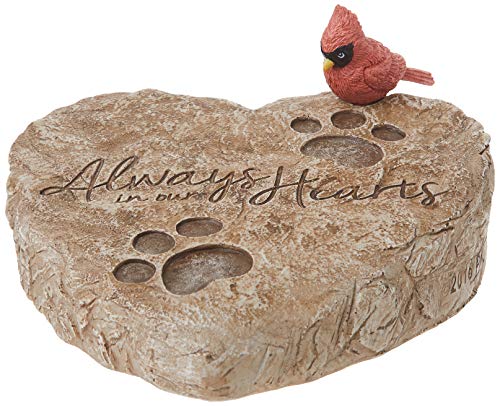 Precious Moments Decorative Memorial Garden Stone with Cardinal